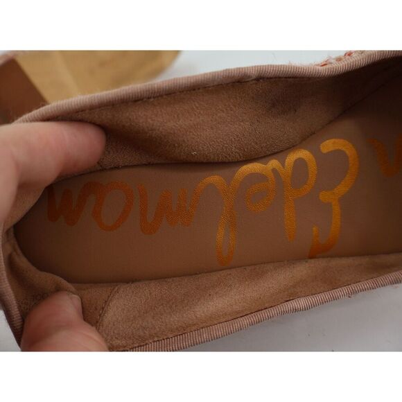 Sam Edelman Zooey Ballet Flats Womens Size 7.5 Tweed Bow Slip on Shoes Comfy - Picture 10 of 14